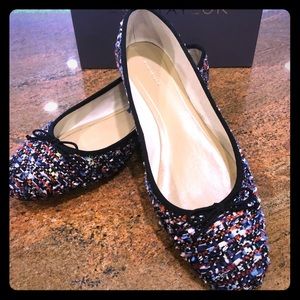 ANN TAYLOR TWEED SHOES FLATS 11 Used